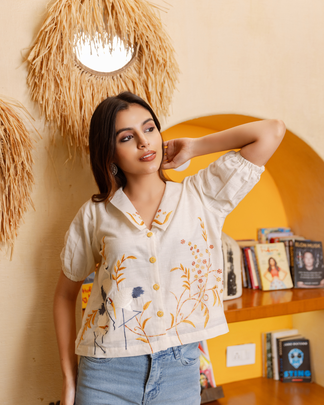 Organic Cotton Silk Tops for Women – Western Wear for Women with Comfort and Style