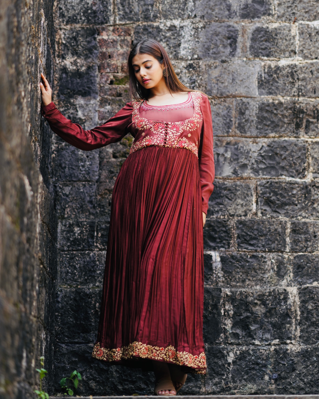 Modal Silk Anarkali Kurta for Women – Redefining Traditional Fashion with Panchakanya
