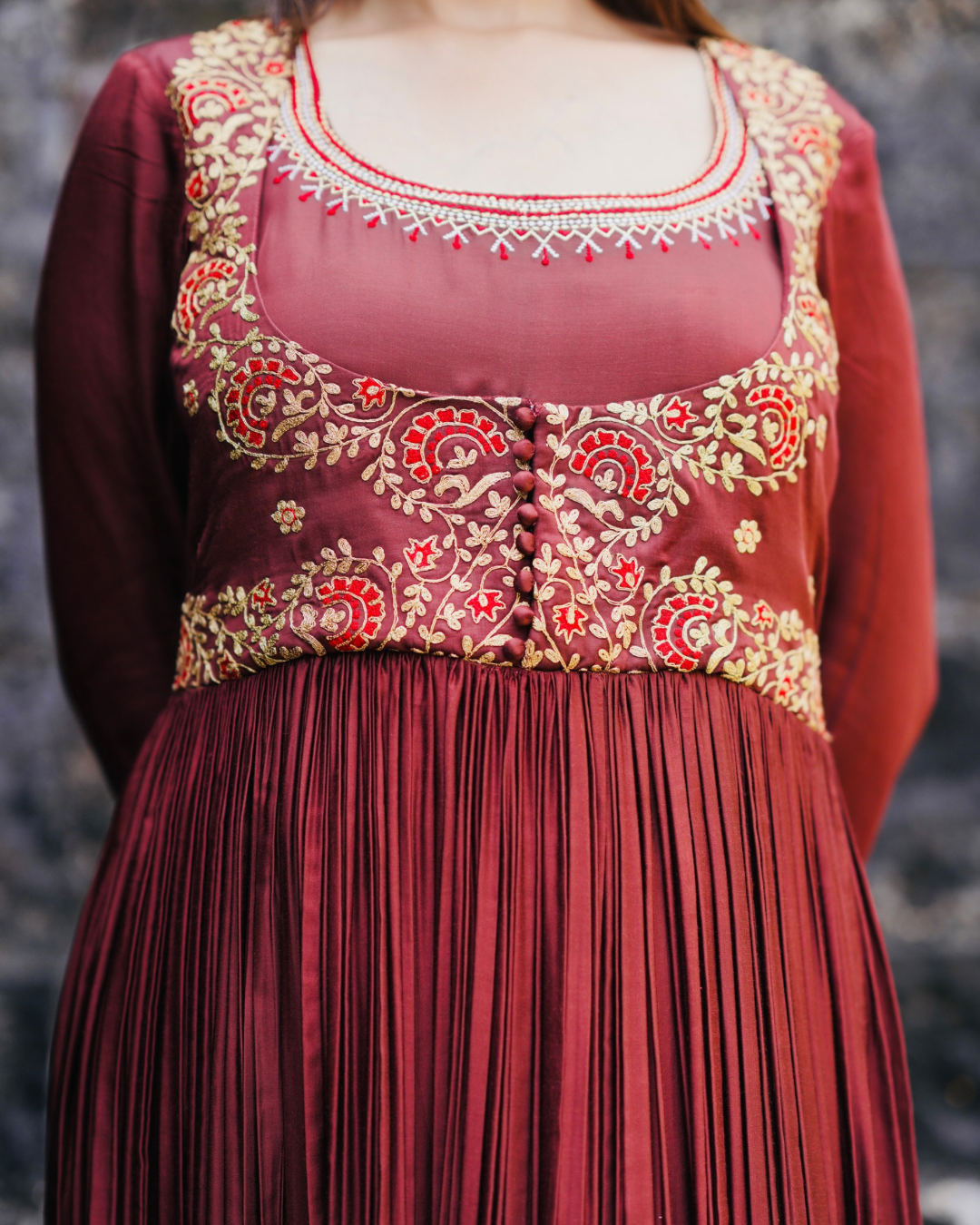 Modal Silk Anarkali Kurta for Women – Redefining Traditional Fashion with Panchakanya