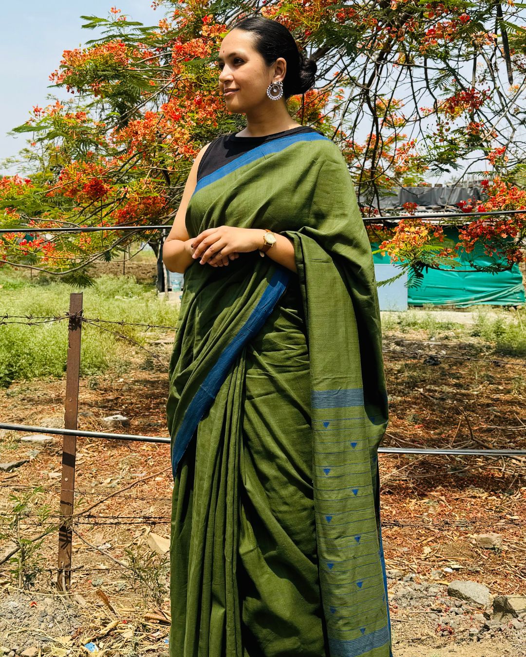 Premium Organic Cotton Silk Saree for Women – A Must-Have for Parties and Celebrations