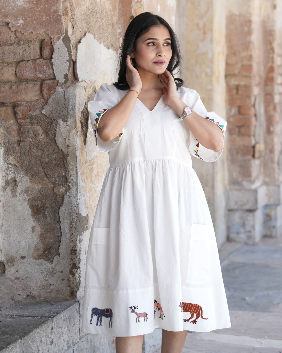 Stylish Organic Cotton Frocks for Women and Girls - Panchakanya Clothing