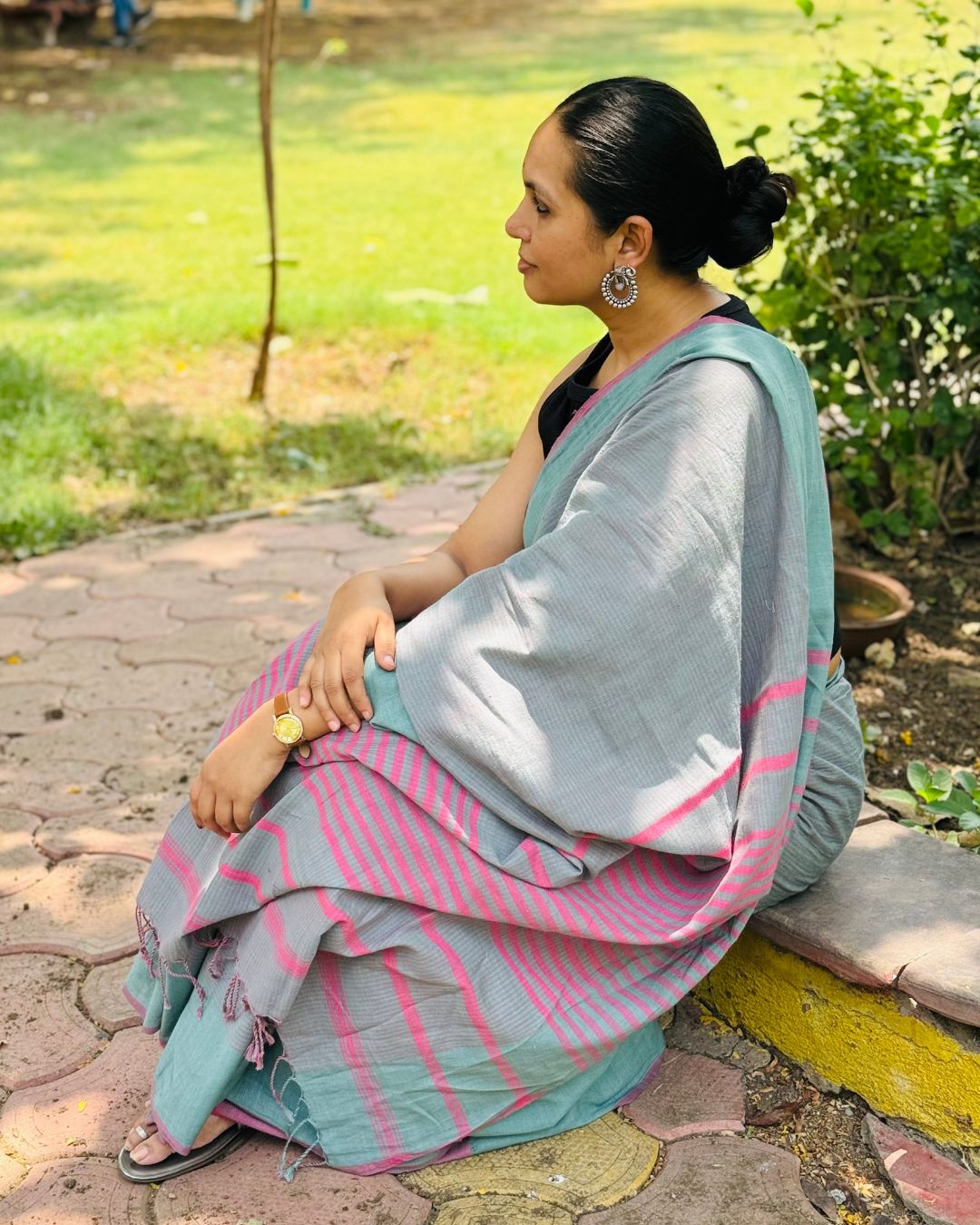 Stylish Organic Cotton Saree Collection for Women and Girls by Panchakanya Clothing