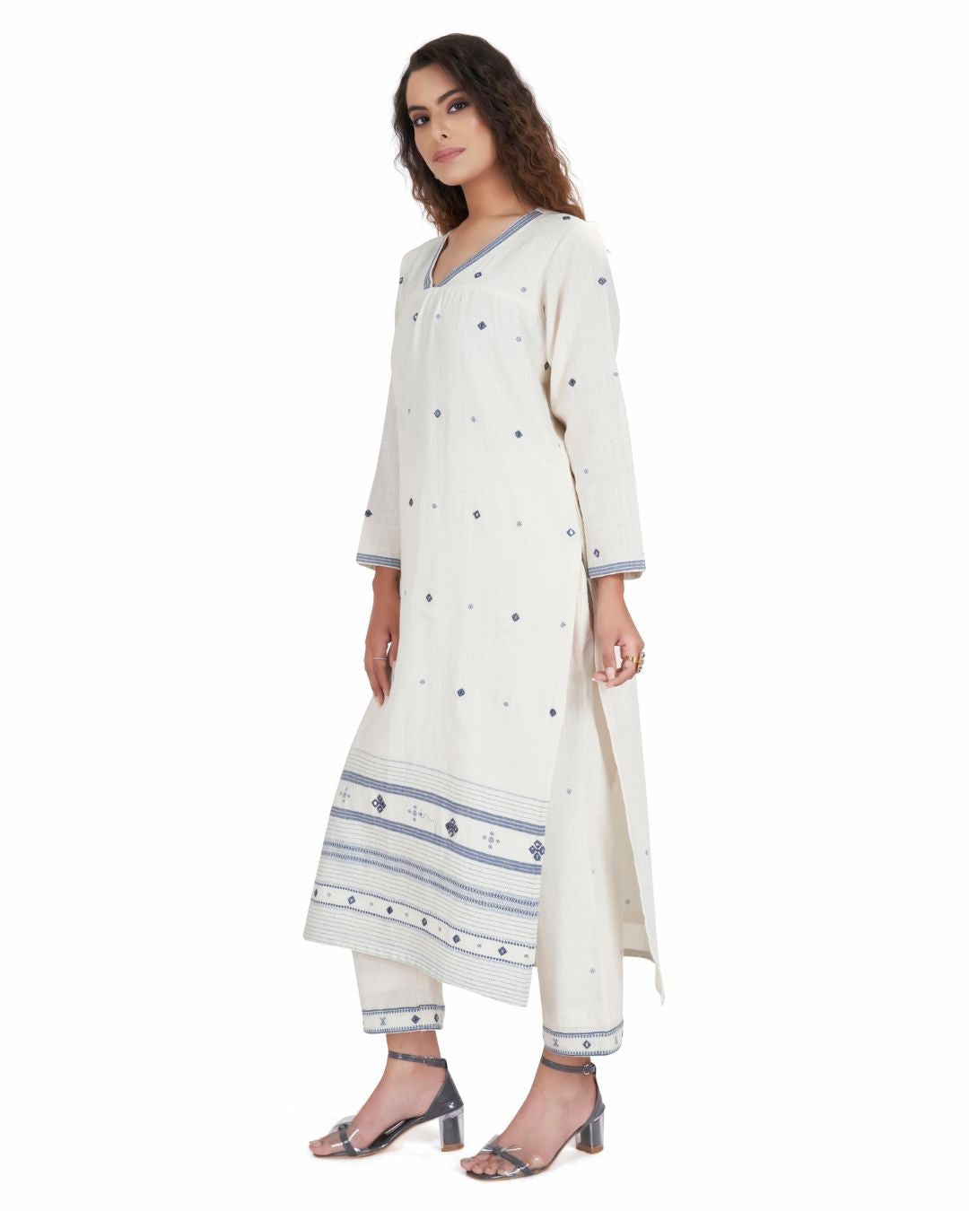 Comfortable Kala Cotton Kurta for Women - Panchakanya Clothing
