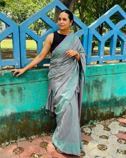Stylish Organic Cotton Saree Collection for Women and Girls by Panchakanya Clothing