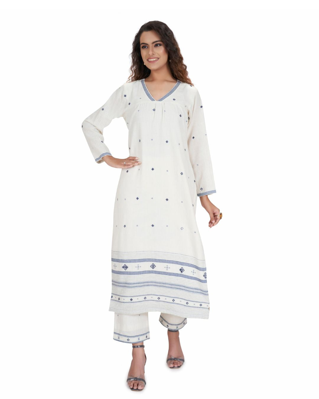 Comfortable Kala Cotton Kurta for Women - Panchakanya Clothing