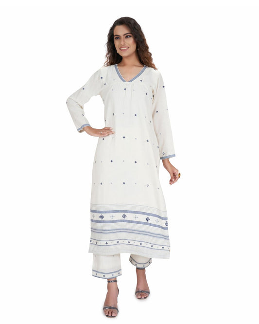 Comfortable Kala Cotton Kurta for Women - Panchakanya Clothing