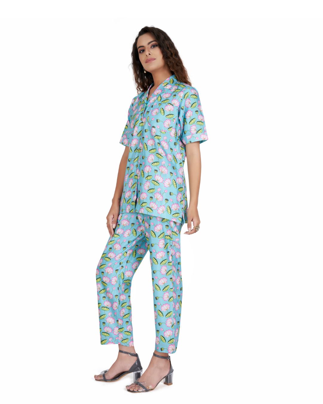 Party Ready Co-Ord Set for Women Girls - Tussar Silk Co-Ord Set By Panchakanya