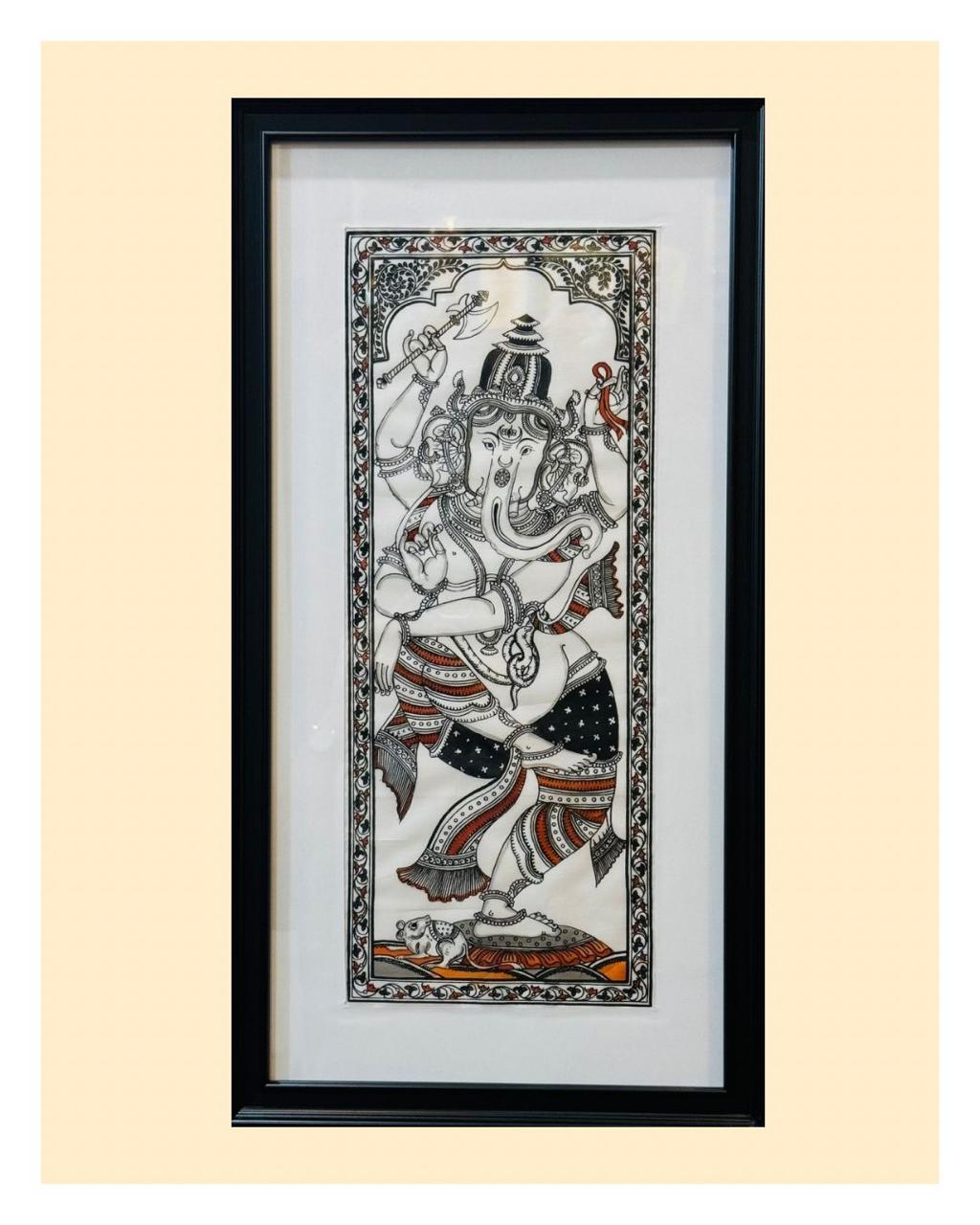 Handcrafted Odisha Pattachitra of Lord Ganesha - Panchakanya Exclusive Home Decor