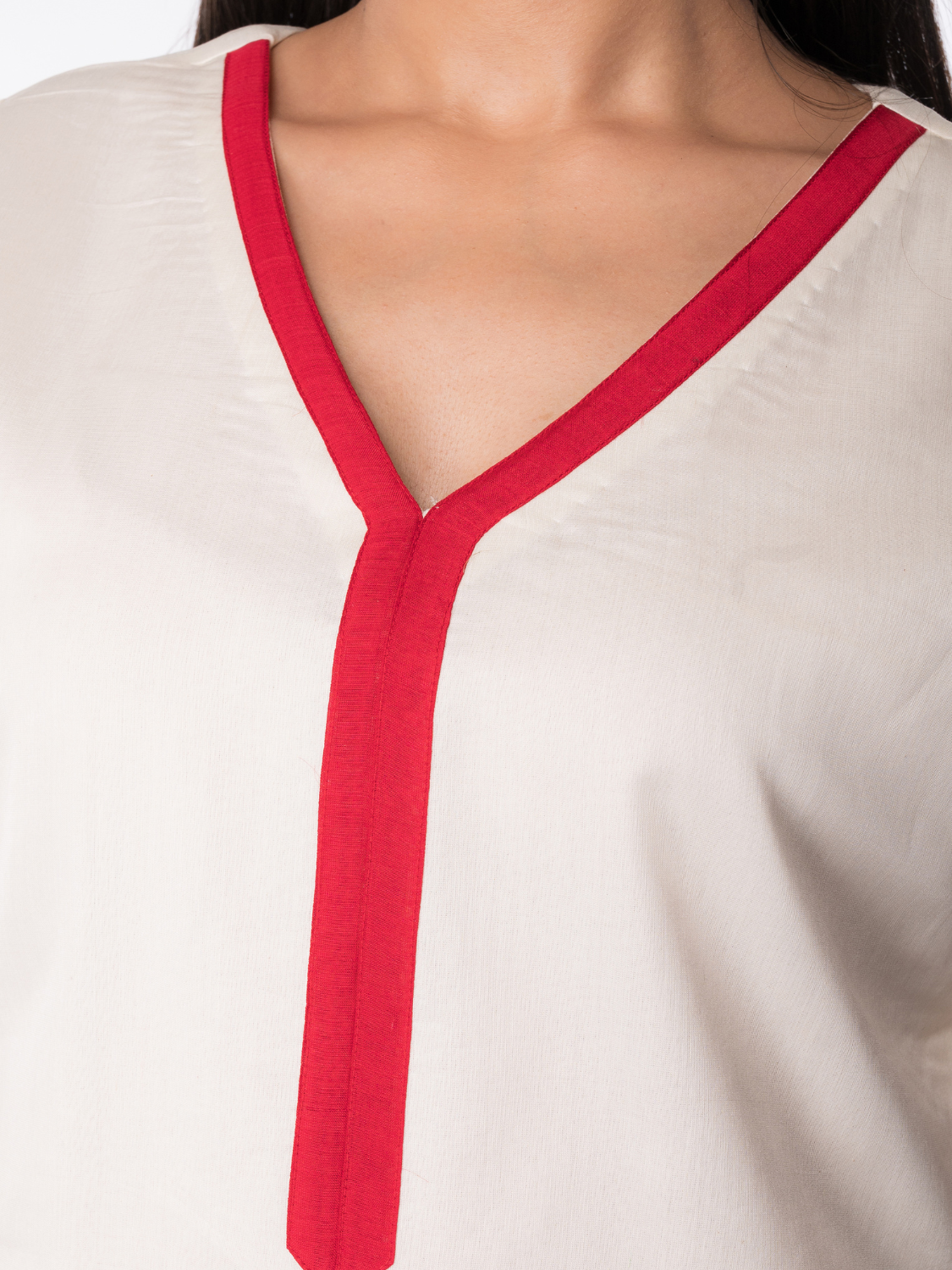 Elegant Maheshwari Silk Kurta For Women - Panchakanya Clothing