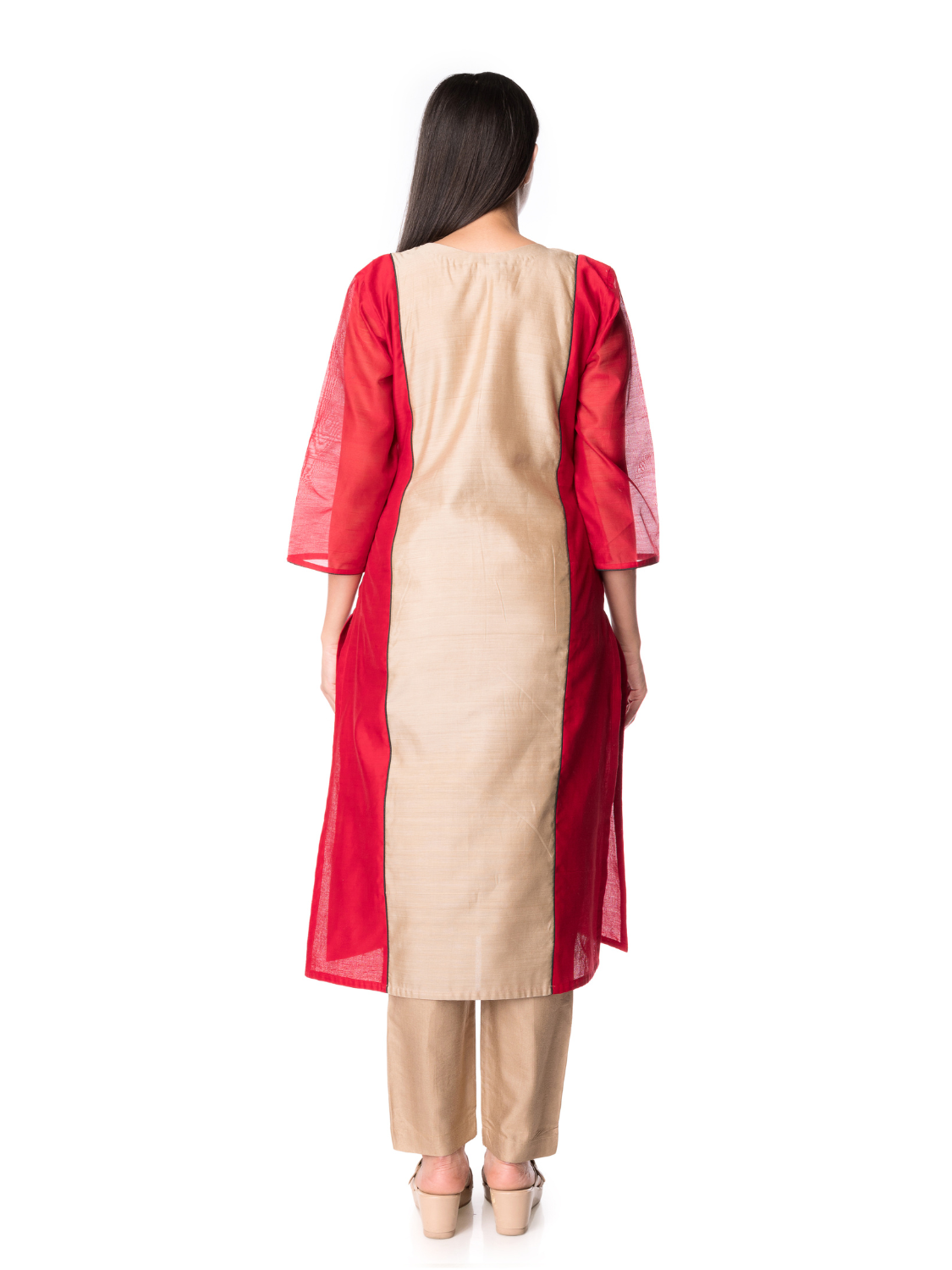 Maheshwari Silk Straight Kurta: Perfect Ethnic Wear for Girls and Women