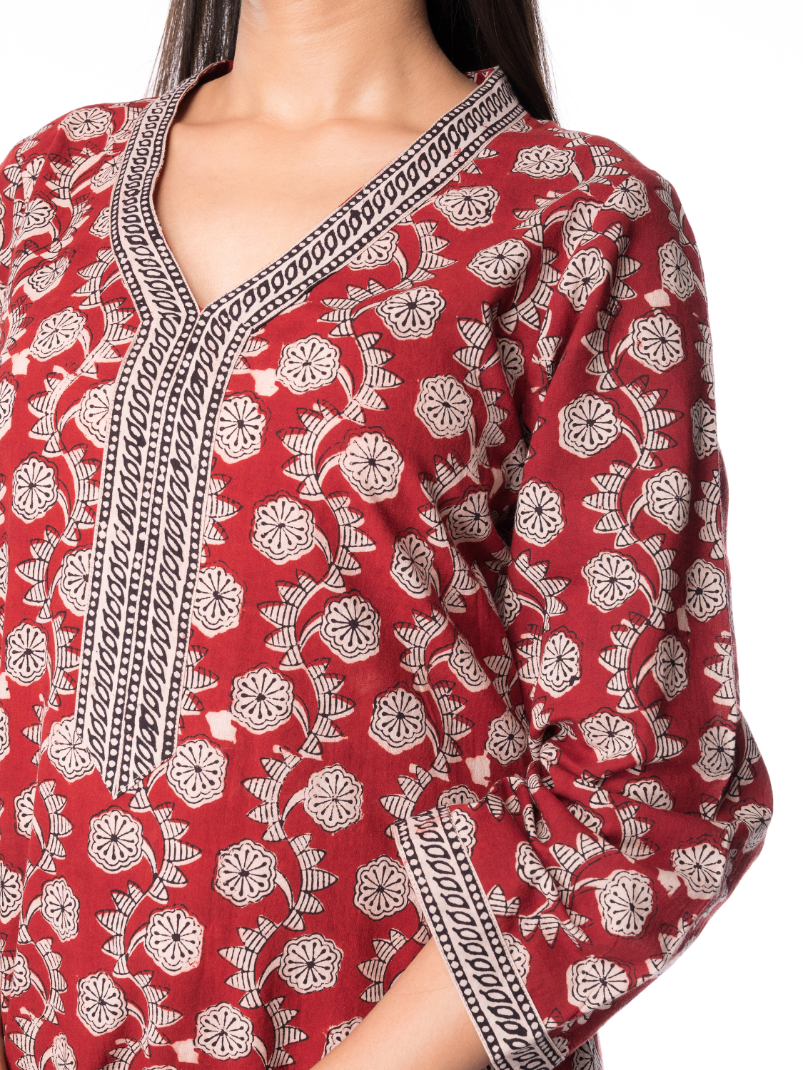 Comfort Meets Style: Panchakanya Clothing’s A Line Cotton Kurta for Women