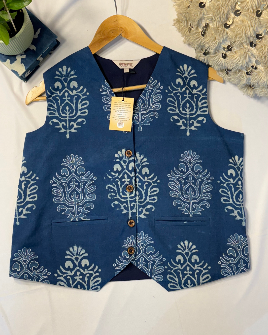 Panchakanya Cotton Printed Jacket for Women - Perfect Casual & everyday Wear