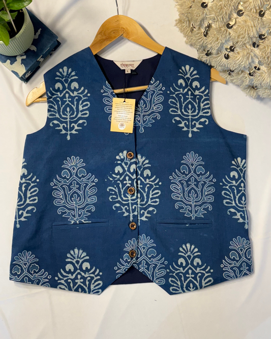 Panchakanya Cotton Printed Jacket for Women - Perfect Casual & everyday Wear