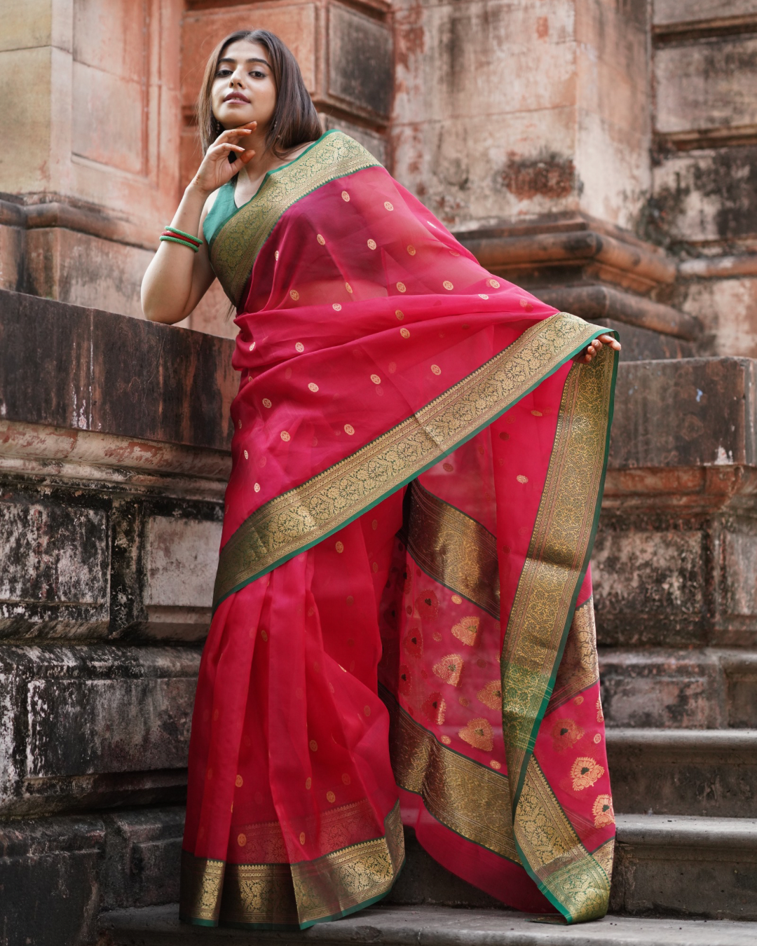 Elegant Chanderi Silk Sarees For Women – Perfect For Every Occasion