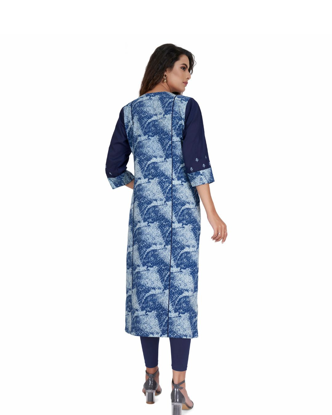 Beautiful Cotton Kurta with Embroidery for Women - Panchakanya Clothing