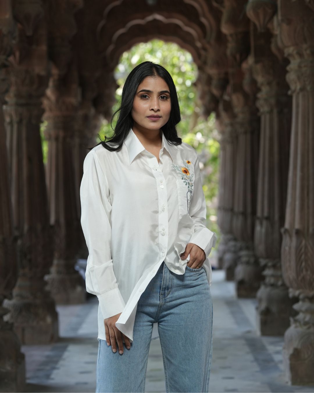 Muslin Silk Shirts for Women – Redefine Style with Panchakanya Clothing