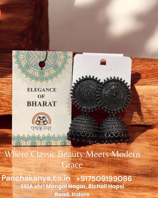 Black Traditional Earrings for Women: A Blend of Grace and Style