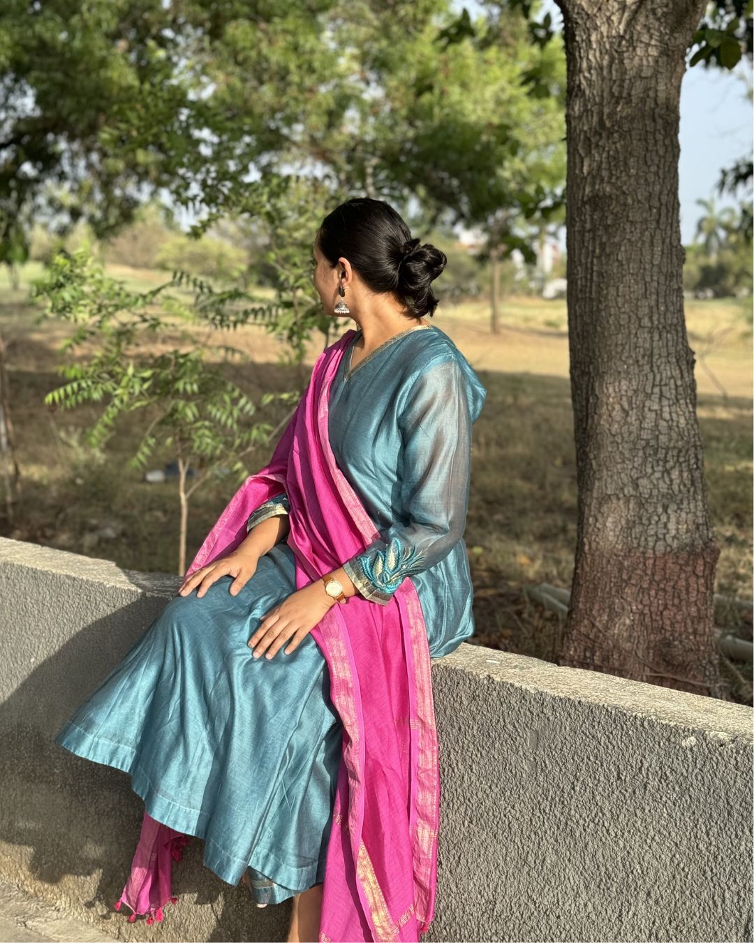 Maheswari Elegance for Every Occasion - Stylish Kurta Set for Women