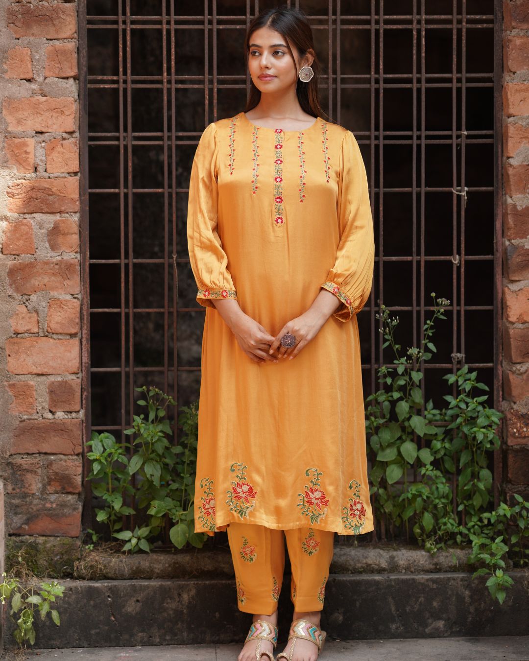 Premium Modal Silk Kurta Set for Women - Ethnic & Casual Wear by Panchakanya Clothing