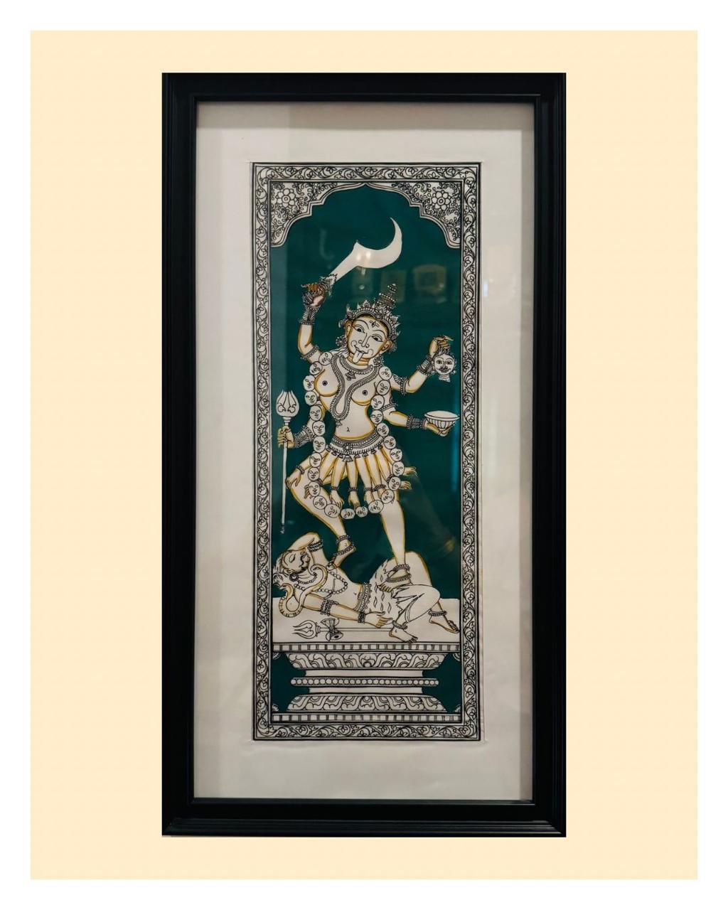 Handcrafted Odisha Pattachitra Art – Divine Goddess Design for Home Decor